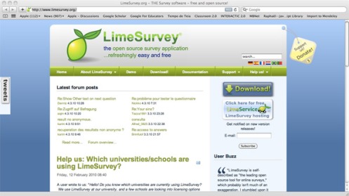 Site da Lime Survey